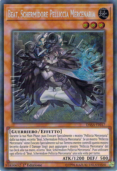 Beat, Schermidore Pelliccia Mercenaria