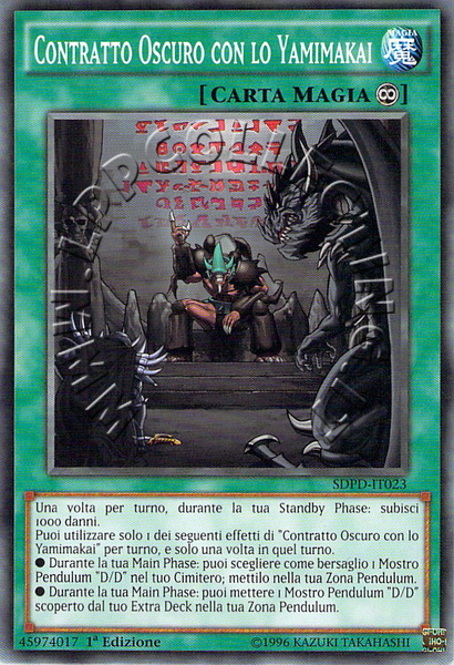 Contratto Oscuro con lo Yamimakai