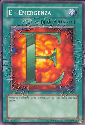 E - Emergenza