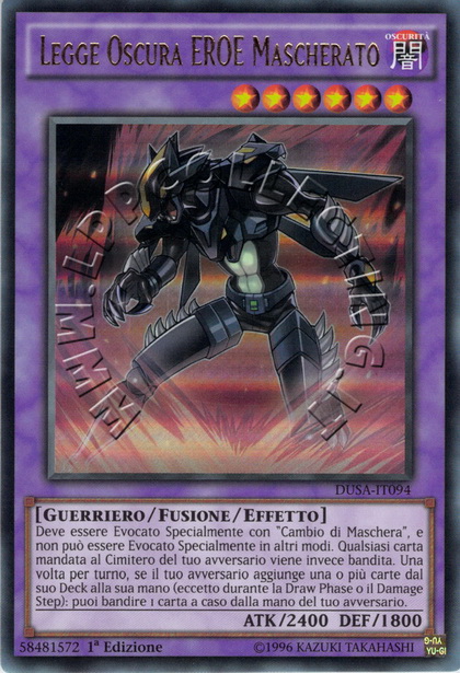 Legge Oscura EROE Mascherato
