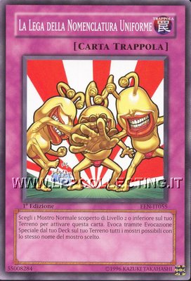 La Lega della Nomenclatura Uniforme