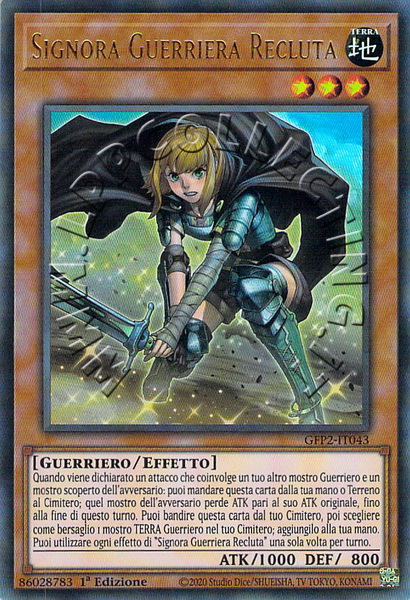 Signora Guerriera Recluta