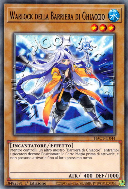 Warlock della Barriera di Ghiaccio
