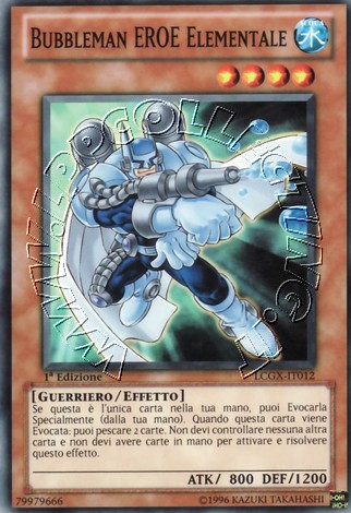 Bubbleman EROE Elementale