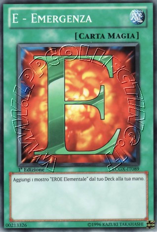 E - Emergenza