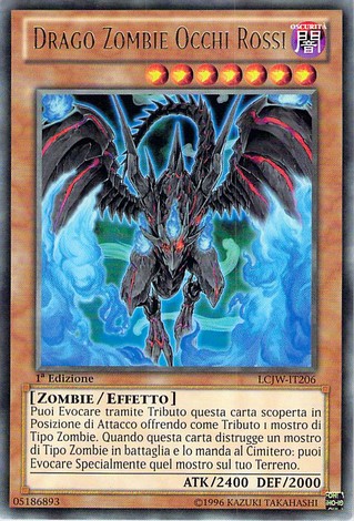 Drago Zombie Occhi Rossi