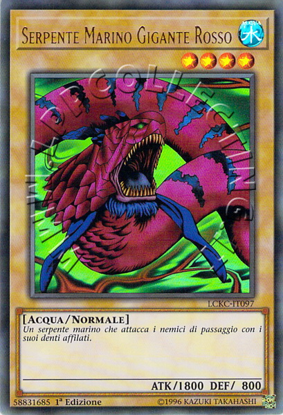Serpente Marino Gigante Rosso