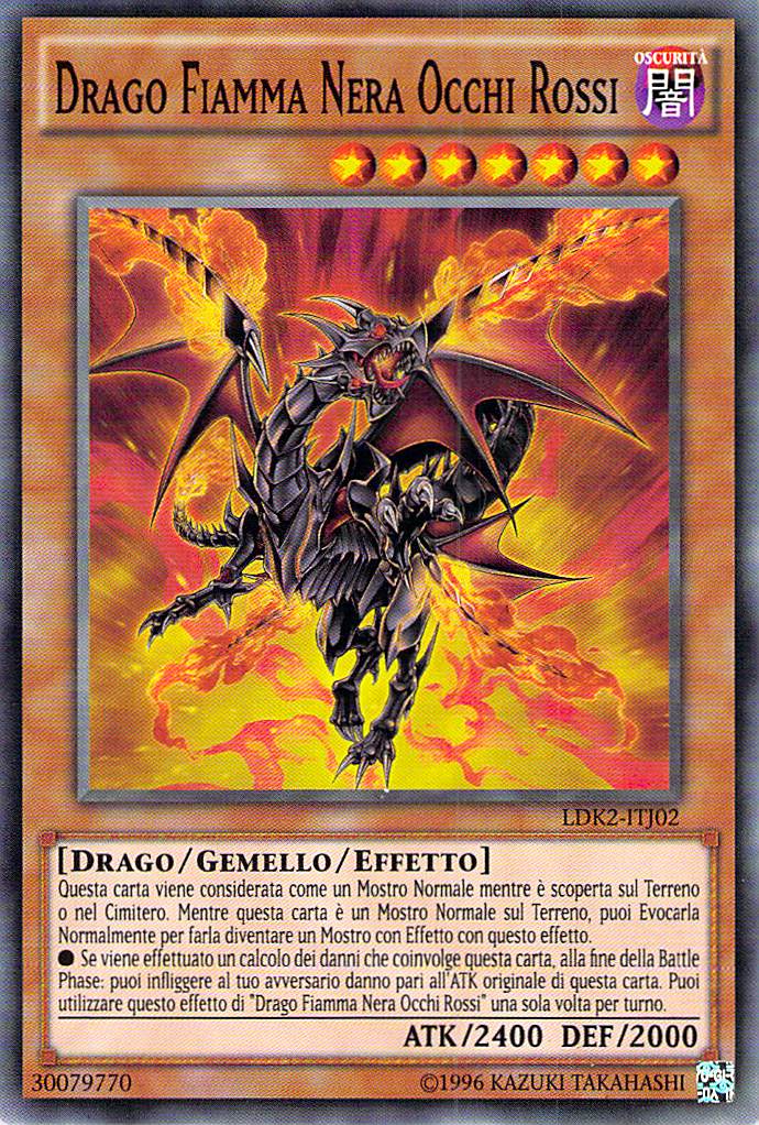 Drago Fiamma Nera Occhi Rossi
