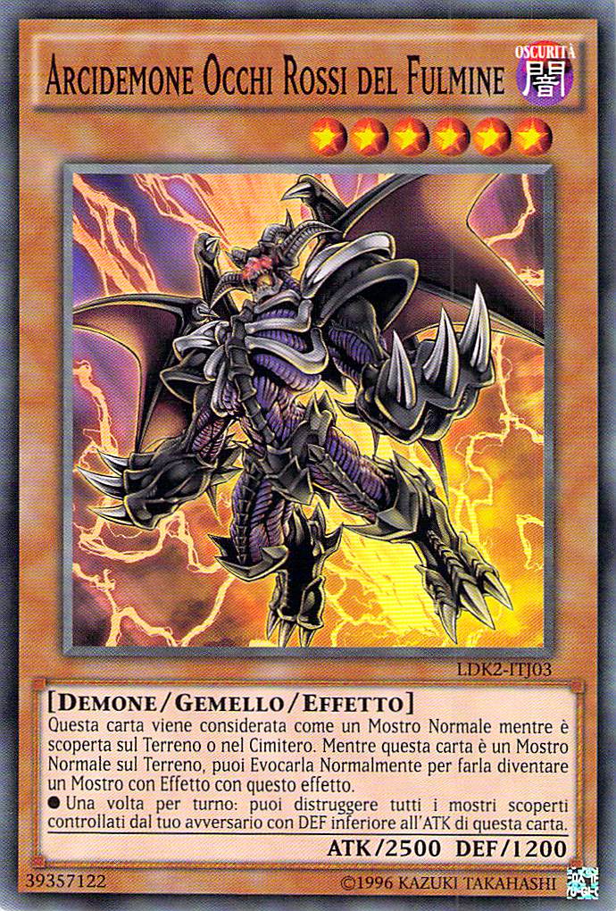 Arcidemone Occhi Rossi del Fulmine