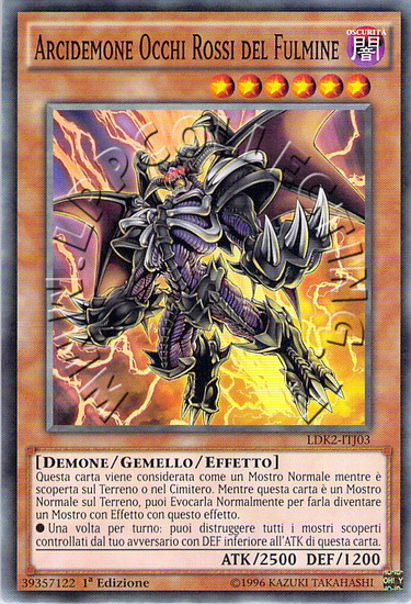 Arcidemone Occhi Rossi del Fulmine