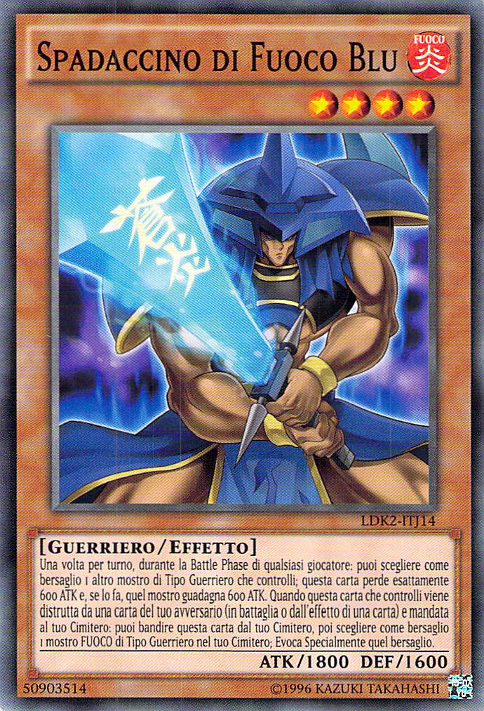 Spadaccino di Fuoco Blu