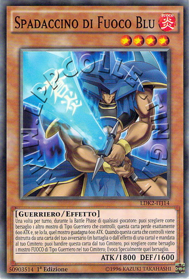 Spadaccino di Fuoco Blu