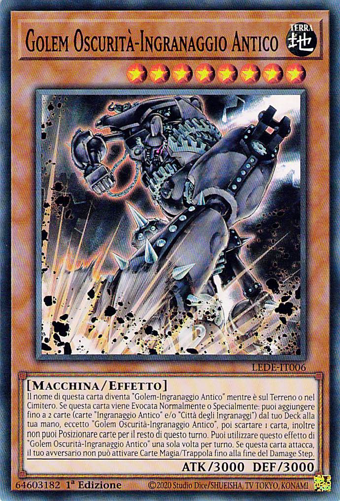 Golem Oscurità-Ingranaggio Antico