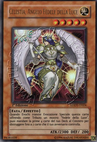 Celestia, Angelo Fedele della Luce