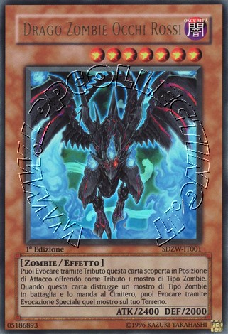 Drago Zombie Occhi Rossi
