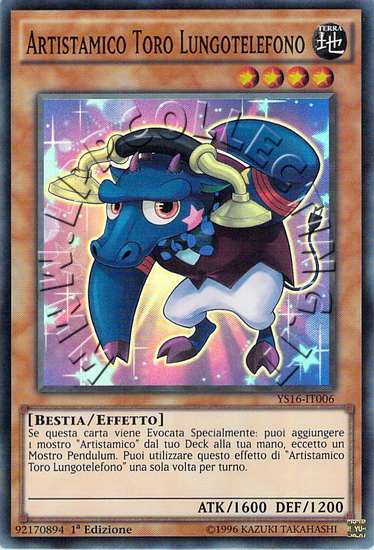 Artistamico Toro Lungotelefono