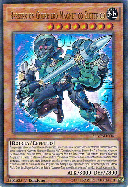 Berserkion Guerriero Magnetico Elettrico