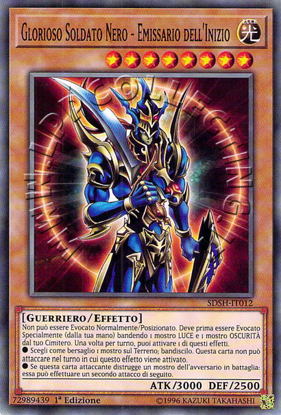 Glorioso Soldato Nero - Emissario dell