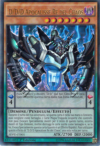D/D/D Apocalisse Re del Chaos