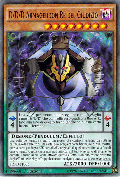 D/D/D Armageddon Re del Giudizio