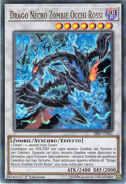 Drago Necro Zombie Occhi Rossi