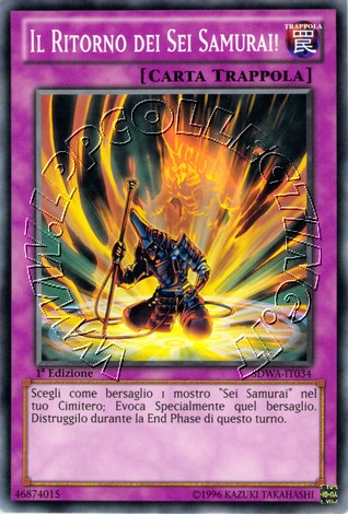 Il Ritorno dei Sei Samurai!