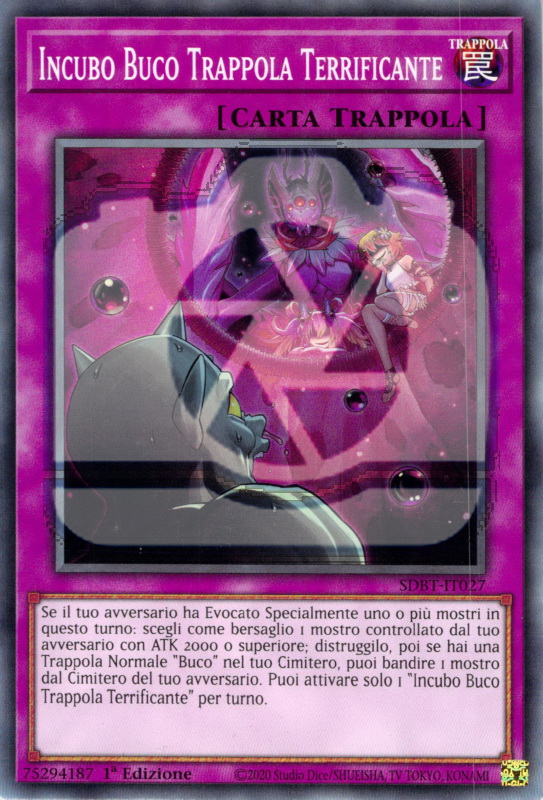 Incubo Buco Trappola Terrificante