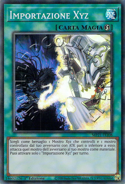 Importazione Xyz