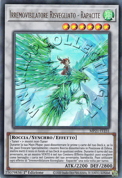 Irremovibilatore Risvegliato - Rapacite