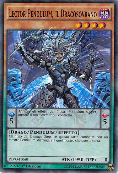 Lector Pendulum, il Dracosovrano