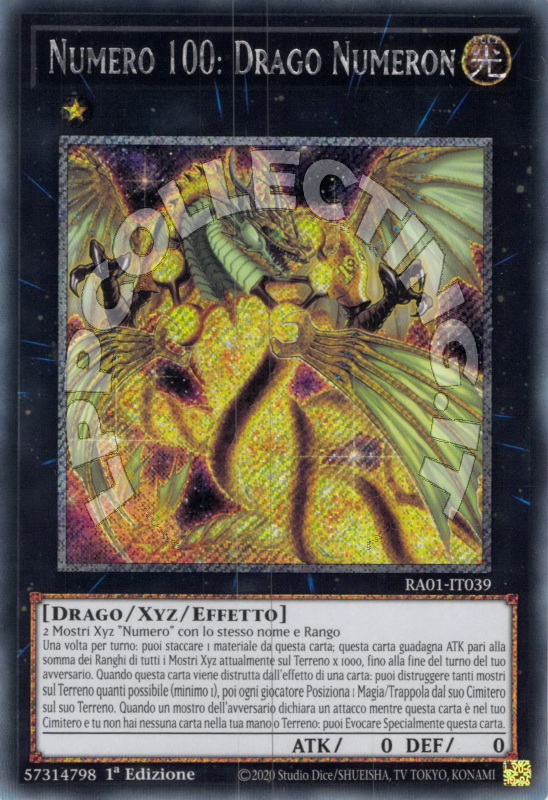 Numero 100: Drago Numeron