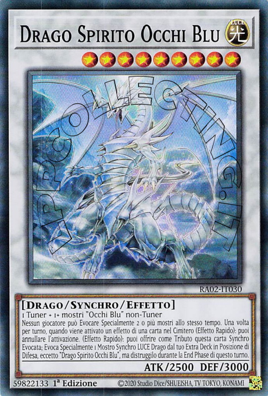 Drago Spirito Occhi Blu