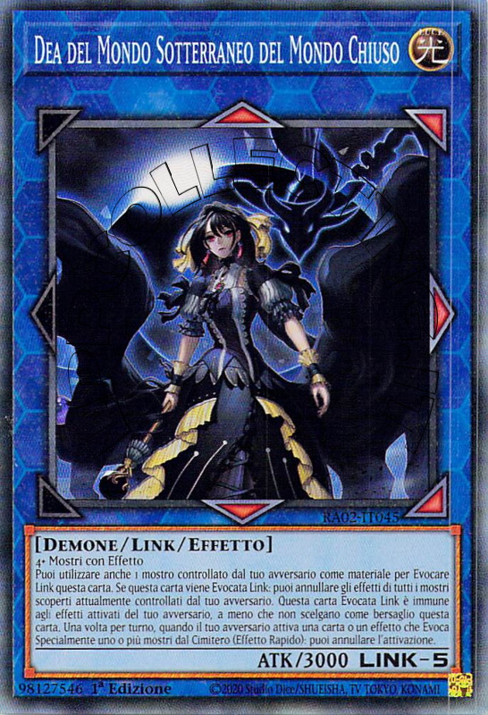 Dea del Mondo Sotterraneo del Mondo Chiuso 
