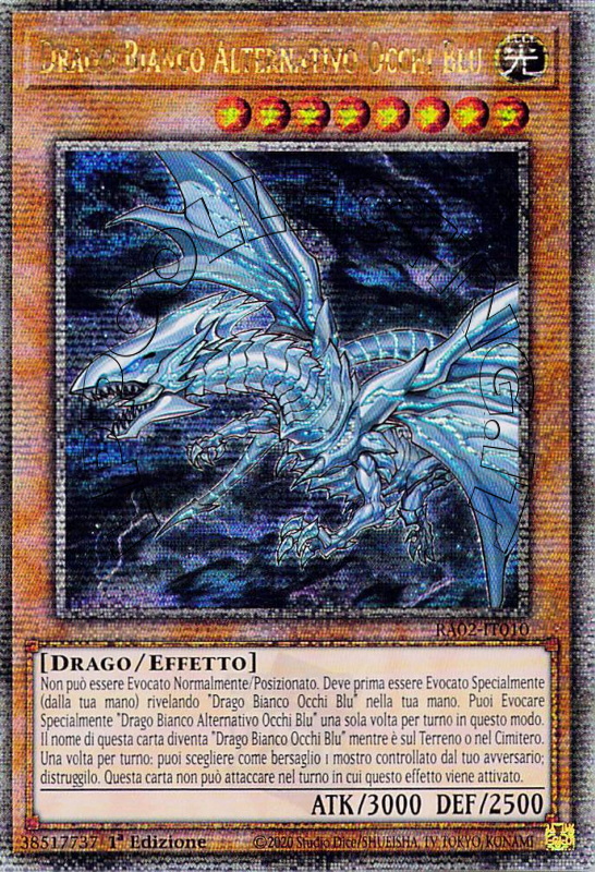 Drago Bianco Alternativo Occhi Blu