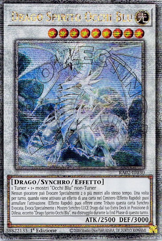 Drago Spirito Occhi Blu
