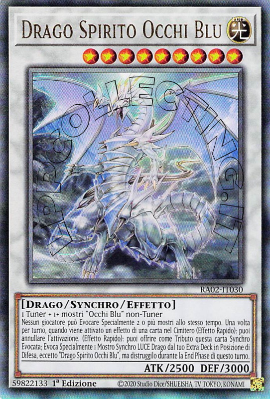 Drago Spirito Occhi Blu