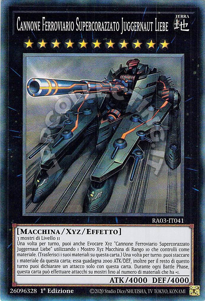 Cannone Ferroviario Supercorazzato Juggernaut Liebe