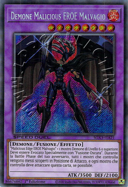 Demone Malicious EROE Malvagio