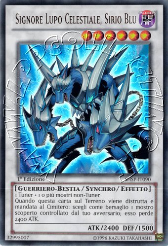 Signore Lupo Celestiale, Sirio Blu