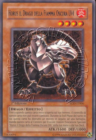 Horus il Drago della Fiamma Oscura LV4