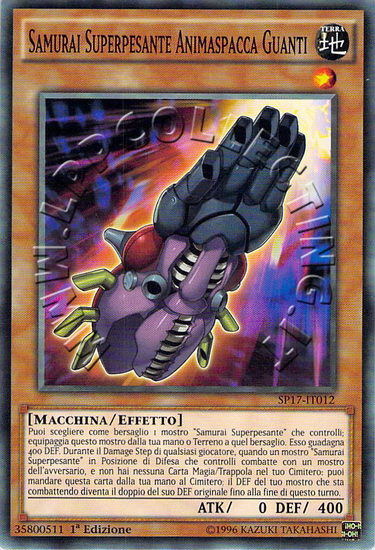 Samurai Superpesante Animaspacca Guanti