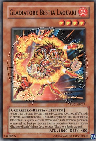 Gladiatore Bestia Laquari