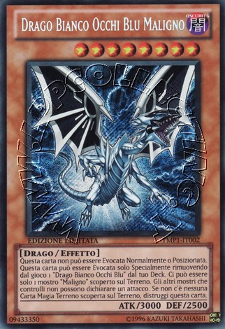 Drago Bianco Occhi Blu Maligno