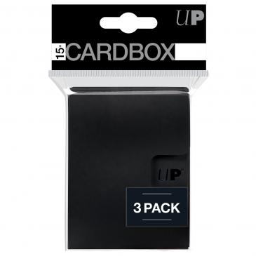 Ultra-PRO - PRO 15+ Card Box 3-pack Black