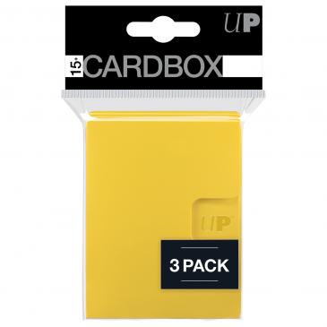 Ultra-PRO - PRO 15+ Card Box 3-pack Yellow