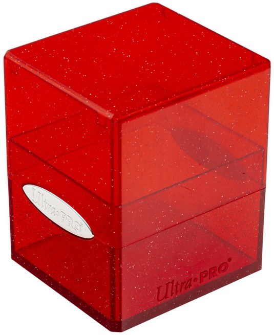 [SC 19] Ultra-PRO - Satin Cube Glitter Red
