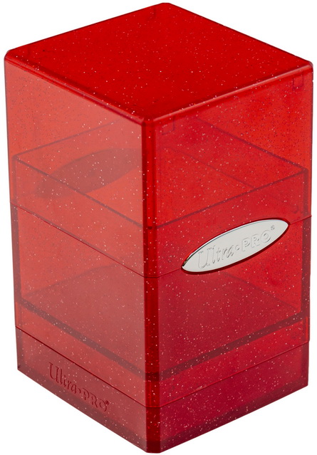 [ST 40] Ultra-PRO - Satin Tower Glitter Red