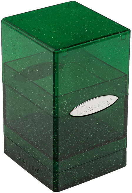 [ST 41] Ultra-PRO - Satin Tower Glitter Green