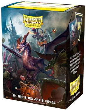 [A54] Dragon Shield - Conf. 100 Standard Size Sleeves Art Brushed Halloween 2021