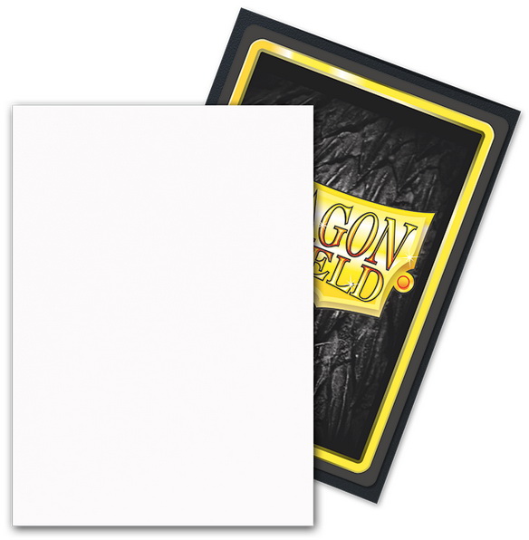 [DM01] Dragon Shield - Confezione 100 Standard Size Matte Dual Sleeves Snow